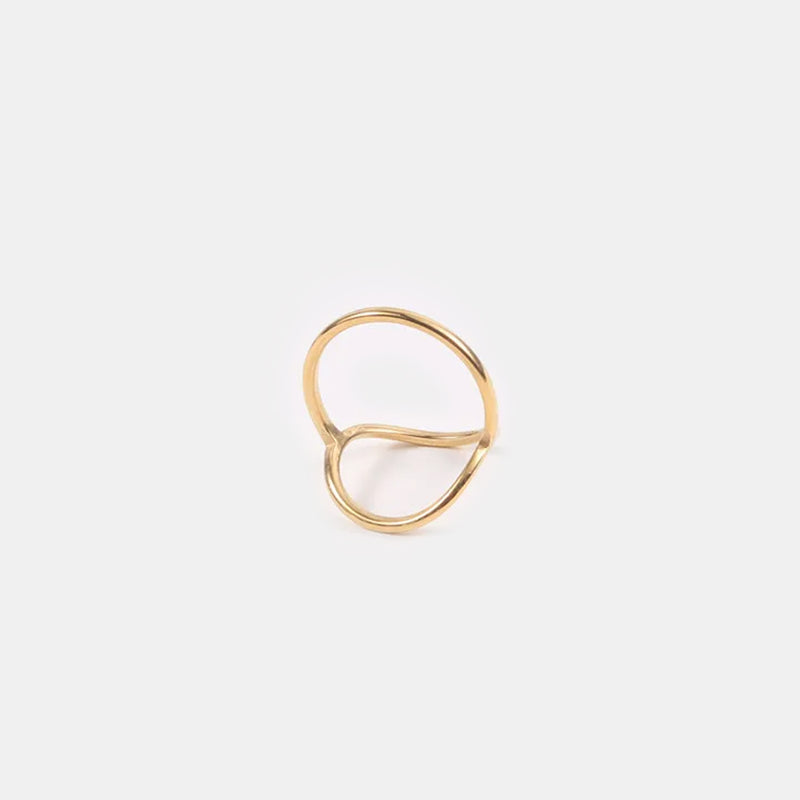 Gold Oval ring