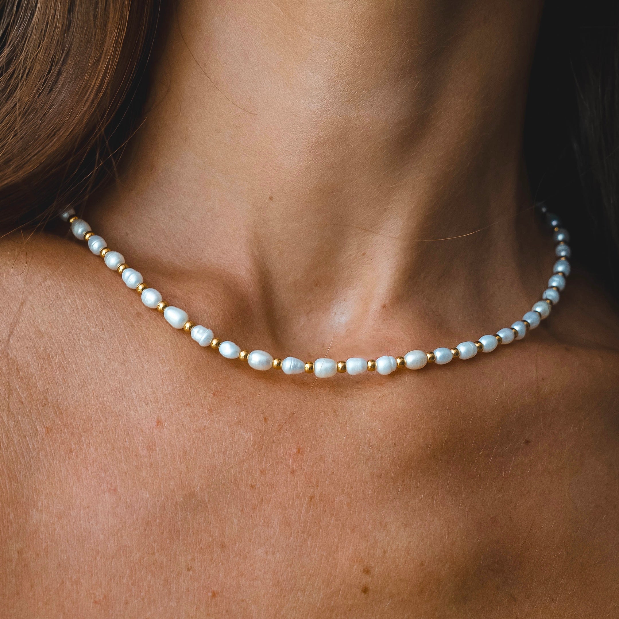 Latest Fancy White Pearls Choker Necklace & Jewelry Set for Women | New  Zig-Zag Design