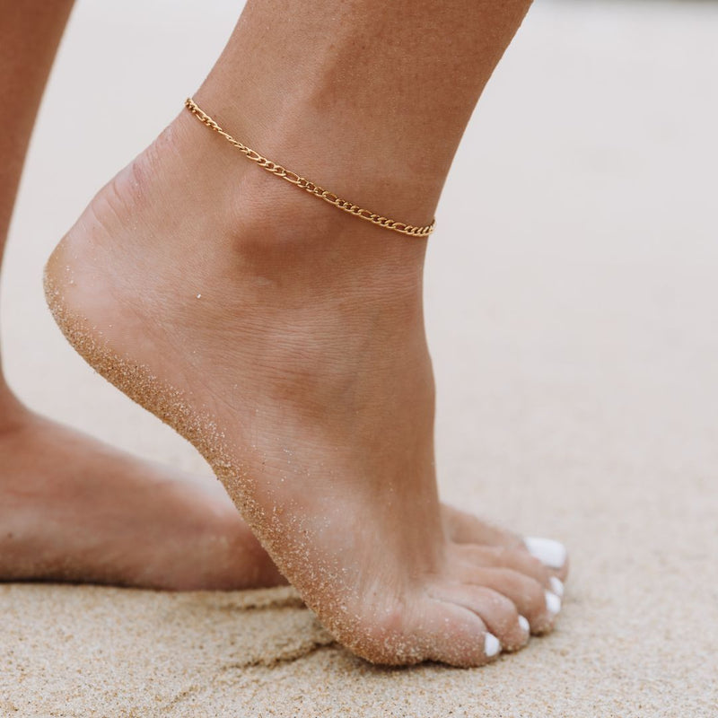 Gold waterproof Anklet