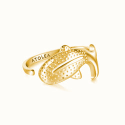 Gold Whale Shark Ring