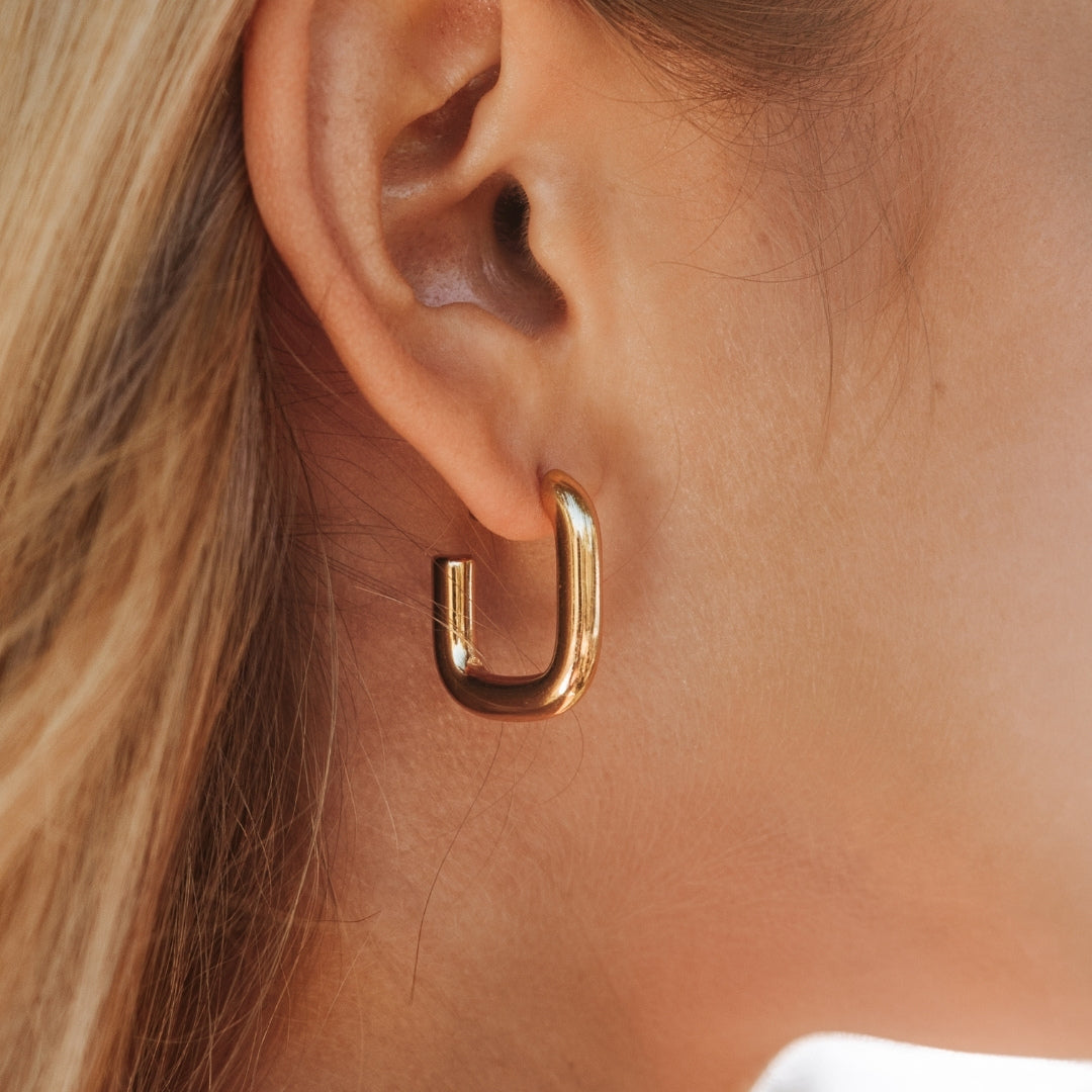 Honeymoon: "Naxos" Hoop Earrings