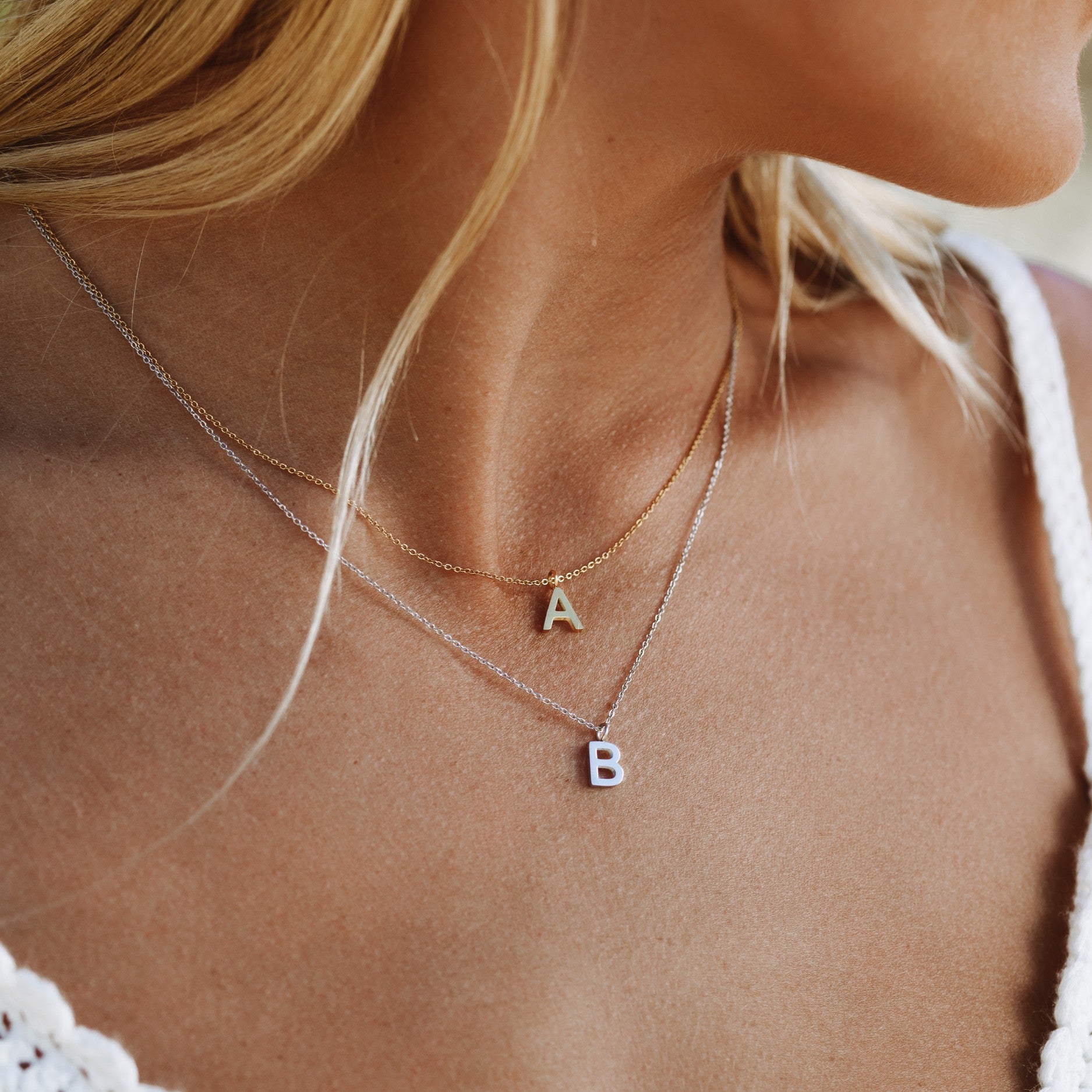 Initial Necklace Initial Necklace