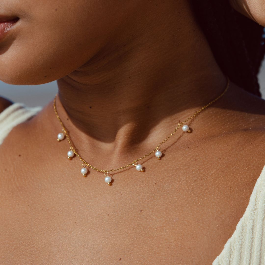 Droplet White Pearl Pendant – Yen Jewellery