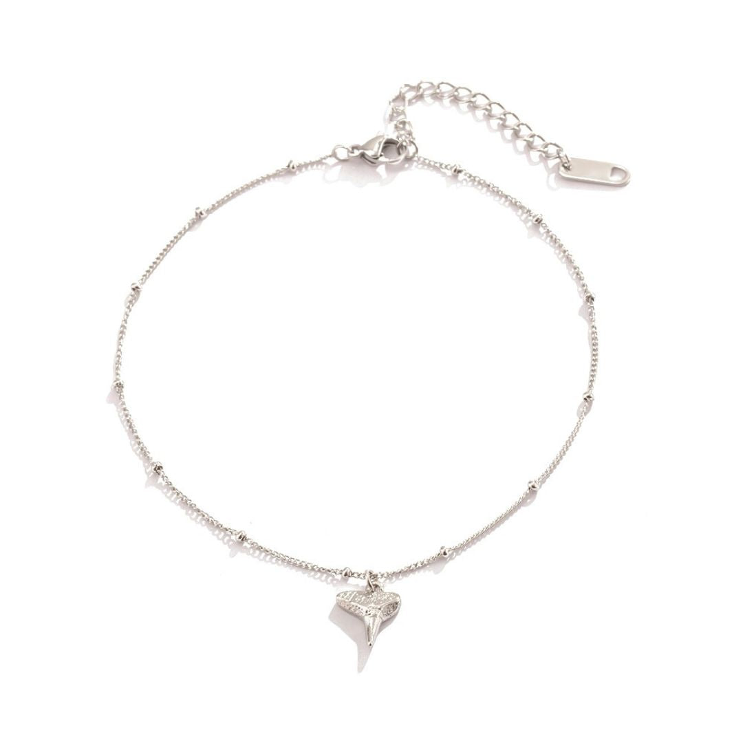 Shark Tooth Anklet