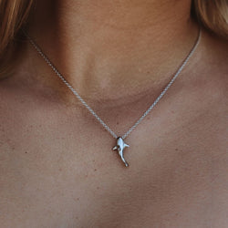 Silver Shark Necklace