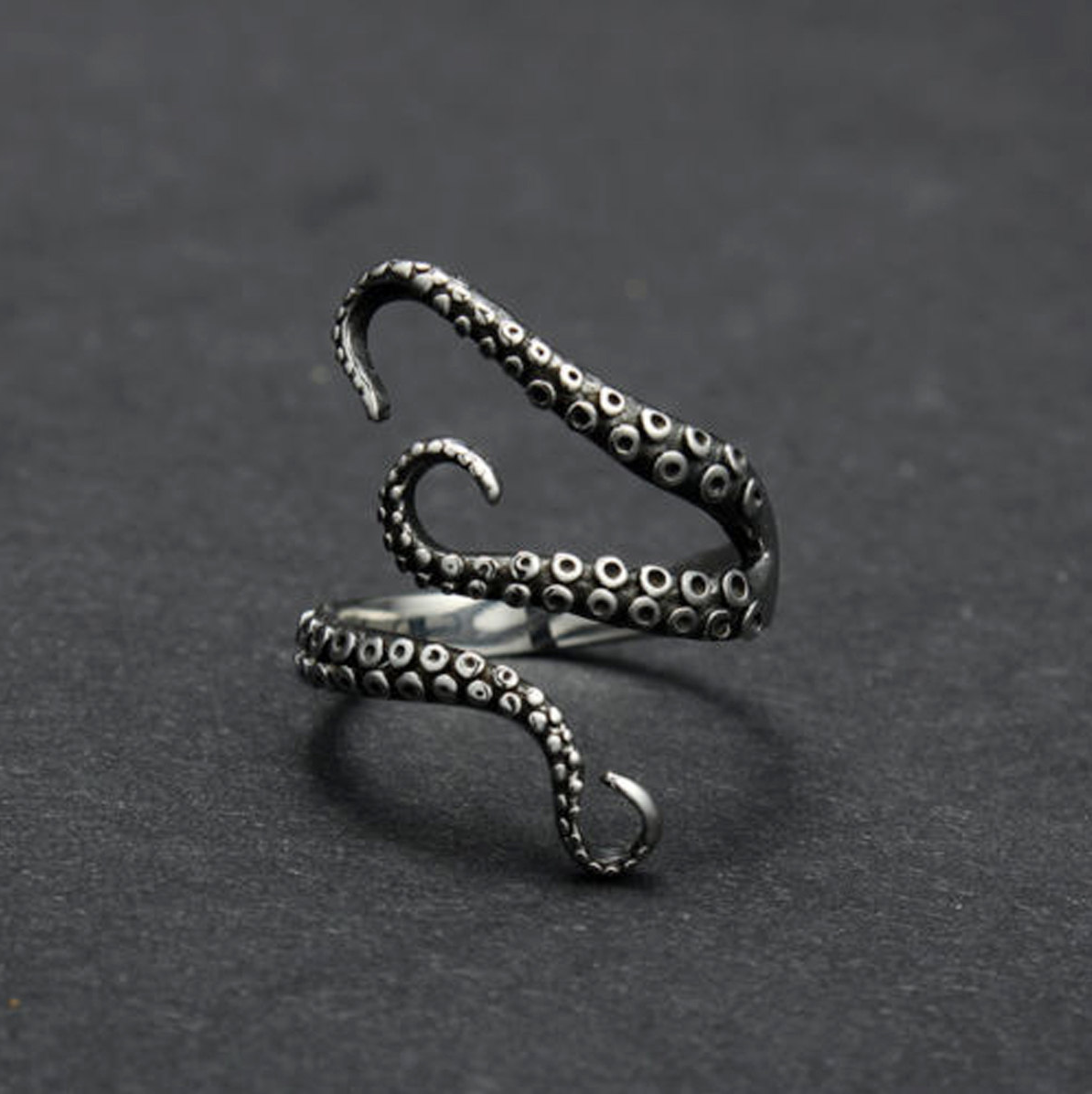 Stainless Steel Octopus Ring-Atolea Jewelry (5603982475432)